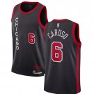 Men's Chicago Bulls #6 Alex Caruso Black City Edition Stitched Basketball Jersey