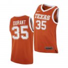 Men's Texas Longhorns #35 Kevin Durant Orange College Basketball Jersey