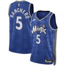 Men's Magic #5 Paolo Banchero Hardwood Classic Basketball Jersey Blue