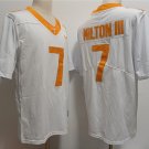 Men's Notre Tennessee Volunteers #7 Joe Milton III White F.U.S.E. College Jersey