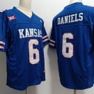 Men's Kansas Jayhawks #6 Jalon Daniels College Jersey Football Blue Royal
