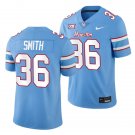 Mens Youth Houston Cougars #36 Sherman Smith Blue Retro Football Jersey