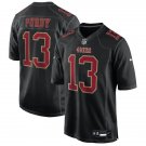 Mens & Youth San Francisco 49ers #13 Brock Purdy Black 2024 Fashion Game Jersey