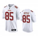 Mens San Francisco 49ers #85 George Kittle White 2024 Fashion Game Jersey