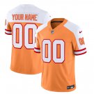 Men's Tampa Bay Buccaneers Custom 2023 F.U.S.E. White Gold Throwback Football Jersey