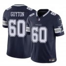 Men's Dallas Cowboys #60 Tyler Guyton Navy 2024 Draft F.U.S.E Vapor Limited Jersey
