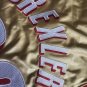 Men's Blazers 22# Clyde Drexler AU Basketball Jersey Gold Mercerization Retro