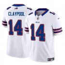 Men's Buffalo Bills #14 Chase Claypool White 2024 F.U.S.E. Vapor Football Jersey