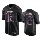 Men's Houston Texans #12 Nico Collins Black Fashion Vapor Limited Football Jersey
