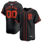 Any Size San Francisco Giants Custom Name 2024 Baseball Jersey Black