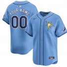 Any Size Tampa Bay Rays Custom Name 2024 Player Cool Baseball Jersey Blue