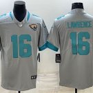 Jacksonville Jaguars #16 Trevor Lawrence Silver Stitched Football Jersey
