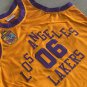 Men's Bodega x mitchell&ness Lakers 06 Worldwide Respect Basketball Jersey Gold
