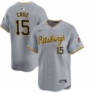 Any Size Pittsburgh Pirates #15 Oneil Cruz Gray Limited Baseball Stitched Jersey