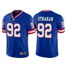 Any Size New York Giants #92 Michael Strahan Royal Classic Vapor Limited Jersey