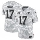 Men's Buffalo Bills #17 Josh Allen Arctic Camo 2024 F.U.S.E. Salute to Service Limited Jersey
