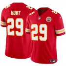 Men’s Kansas City Chiefs #29 Kareem Hunt Red 2024 F.U.S.E. Vapor Untouchable Jersey