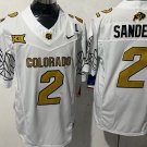 Men's Colorado Buffaloes #2 Shedeur Sanders College FUSE Jersey White 2025