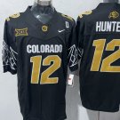 Men's Colorado Buffaloes #12 Travis Hunter Black F.U.S.E. College Jersey 2025