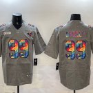 Men's Rams #99 Aaron Donald Retro Limited Football Jersey Grey