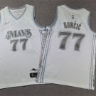 BOYS Dallas Mavericks #77 Luka Doncic White 2025 City Edition Stitched Basketball Jersey