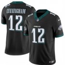 Men's Eagles #12 Randall Cunningham Black 2025 F.U.S.E. Football Jersey