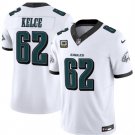 PHI 62 Jason Kelce White Vapor F.U.S.E. Limited Jersey