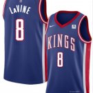 Men's Sacramento Kings #8 Zach LaVine Blue 2025 City Edition Stitched Basketball Jersey