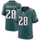 Men's Philadelphia Eagles #28 Will Shipley Nike Midnight Green Team Color Limited Jersey