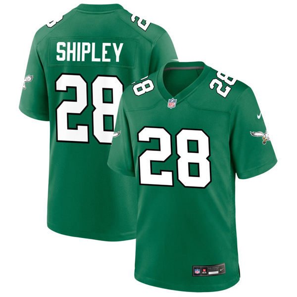 Will Shipley Nike Kelly Green Retro Jersey