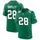 Men's Philadelphia Eagles #28 Will Shipley Nike Kelly Green Retro Jersey