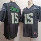 Men's Oregon Ducks #15 Tez Johnson Black 2024 F.U.S.E. Stitched Jersey