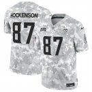 Men's Minnesota Vikings #87 T.J. Hockenson Arctic Camo 2024 FUSE Salute to Service Jersey