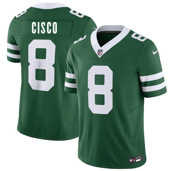 Men's New York Jets #8 Andre Cisco Green 2025 F.U.S.E. Vapor Untouchable Limited Football Jersey