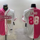 Men's Dallas Cowboys #88 CeeDee Lamb 2024 Arctic white red Stitched Baseball Jersey