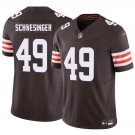 Cleveland Browns #49 Carson Schwesinger Brown 2025 F.U.S.E. Vapor Limited Football Jersey