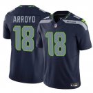 Men's Seattle Seahawks #18 Elijah Arroyo Navy 2025 Draft F.U.S.E. Vapor Limited Football Jersey