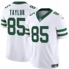 Men's New York Jets #85 Mason Taylor White 2025 Draft F.U.S.E. Vapor Untouchable Limited Jersey