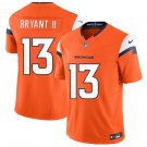 Men's Denver Broncos #13 Pat Bryant II Orange 2025 Draft F.U.S.E. Vapor Limited Football Jersey