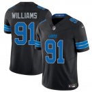 Men's Detroit Lions #91 Tyleik Williams Black 2025 Draft F.U.S.E. Vapor Limited Football Jersey