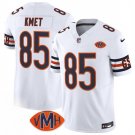 Men's Chicago Bears #85 Cole Kmet White 2025 F.U.S.E. With VMH Patch Vapor Untouchable Jersey