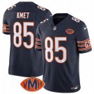 Men's Chicago Bears #85 Cole Kmet Navy 2025 F.U.S.E. With VMH Patch Vapor Untouchable Jersey
