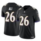 Men's Baltimore Ravens #26 Rasheen Ali Black 2025 F.U.S.E. Vapor Limited Football Jersey