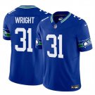 Men's Seattle Seahawks #31 Jacardia Wright Royal 2025 F.U.S.E Throwback Vapor Limited Jersey