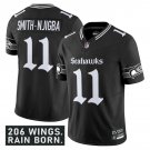Men's Seattle Seahawks #11 Jaxon Smith-Njigba Black 2025 F.U.S.E. 'Gothic Rain City Jersey