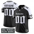Men's Seattle Seahawks Active Player Custom Black Alternate 2025 F.U.S.E. 'Gothic Rain City Jersey