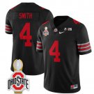Men's Ohio State Buckeyes #4 Jeremiah Smith Black National Champions 2025 F.U.S.E. Jersey