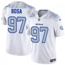 Buffalo Bills #97 Joey Bosa White 2025 F.U.S.E. “Rivalries” Vapor Limited Football Jersey