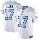 Buffalo Bills #17 Josh Allen White 2025 F.U.S.E. “Rivalries” Vapor Football Stitched Jersey