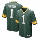 Green Bay Packers #1 Micah Parsons Green Football Stitched Game Jersey